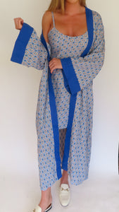 Women's Blue Kintamani Robe