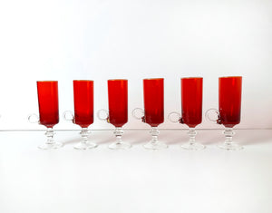 The Scarlet Set (Set of 6 Glasses & 1 Decanter)
