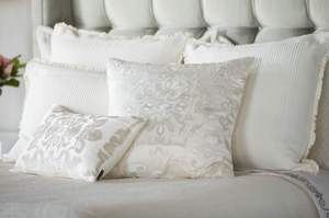 Battersea Quilted Ivory King Pillow